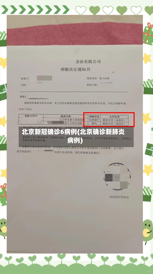 北京新冠确诊6病例(北京确诊新肺炎病例)
