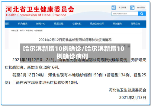 哈尔滨新增10例确诊/哈尔滨新增10例确诊病例