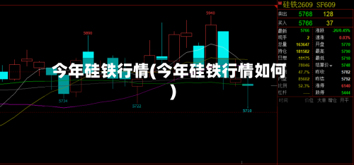 今年硅铁行情(今年硅铁行情如何)-第2张图片