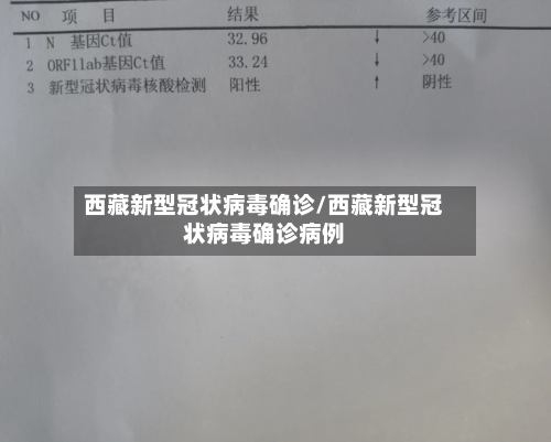 西藏新型冠状病毒确诊/西藏新型冠状病毒确诊病例-第3张图片