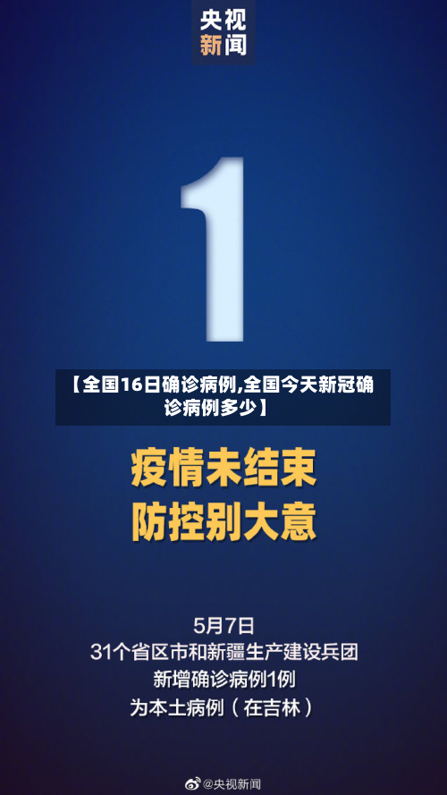 【全国16日确诊病例,全国今天新冠确诊病例多少】-第2张图片